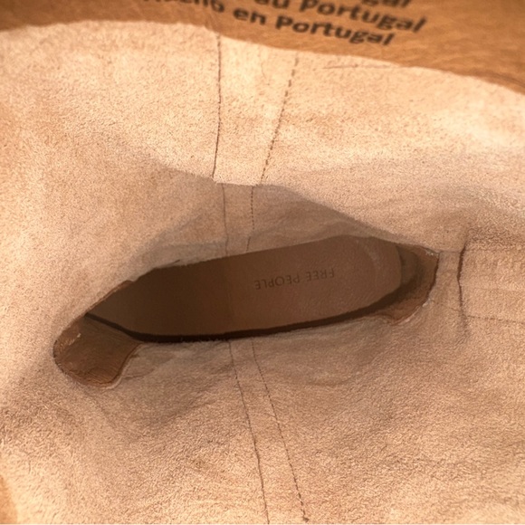 Free People Tan Heeled Boots with Silver Accents - Picture 6 of 8